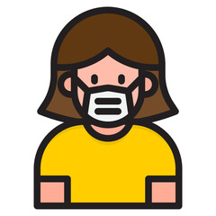 avatar color line style icon