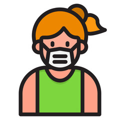 avatar color line style icon