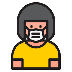 child color line style icon