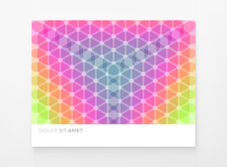 Abstract geometrical background. Seamless pattern of 3d cubes and hexagons. 3d vector illustration.