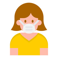 childen flat style icon