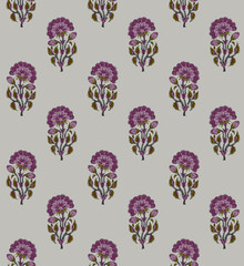 abstract Hand indian Block Print Ajrakh Print background pattern