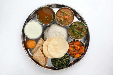 South indian Thali, full meal
