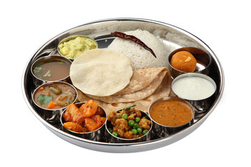 South indian Thali, full meal
