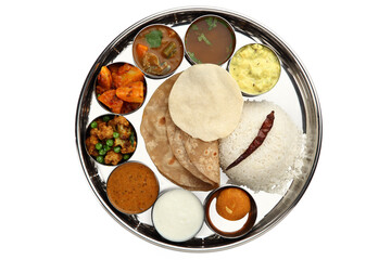 South indian Thali, full meal

