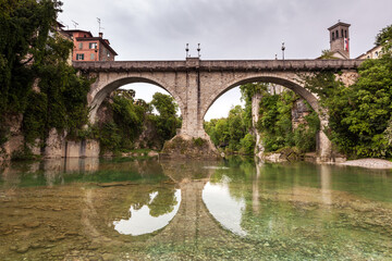 Devil Bridge from west side - Cividale del Friuli