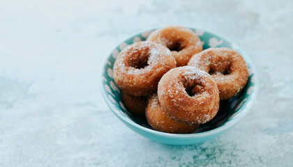 homemade rosquillas, typical spanish donuts