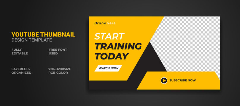 Youtube Thumbnail And Web Banner Template