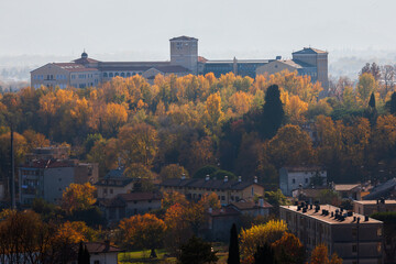 Autumn view of Gorizia Friuli Venezia Giulia Italy - obrazy, fototapety, plakaty