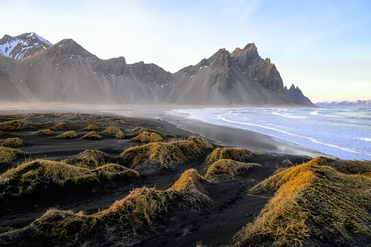 Vestrahorn Mountain In Iceland