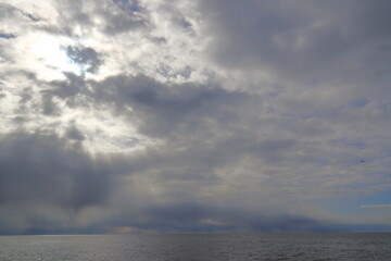 Obraz premium clouds over the sea