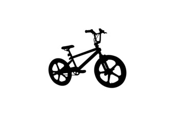 Fototapeta na wymiar bicycle isolated on white BMX