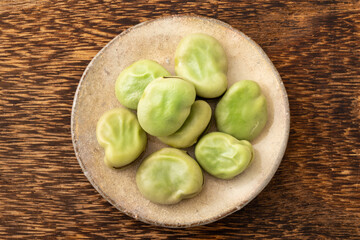 塩ゆで　そら豆