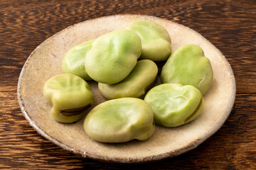 塩ゆで　そら豆