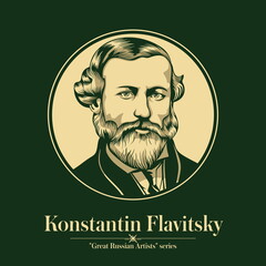 Great Russian artist. Konstantin Flavitsky was a Russian painter.