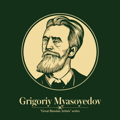 Great Russian artist. Grigoriy Myasoyedov was a Russian Realist painter associated with the Peredvizhniki movement.