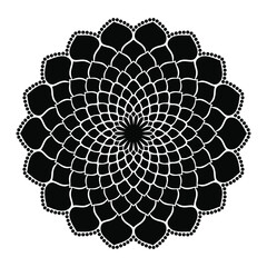 black and white spiritual symbol