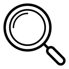 Magnify Flat Icon Isolated On White Background
