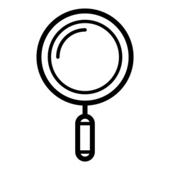 Magnify Flat Icon Isolated On White Background