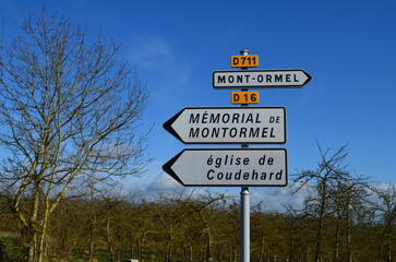 Panneau indicateur routier (France)