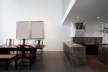Modern simple office interior meeting room