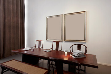 Modern simple office interior meeting room