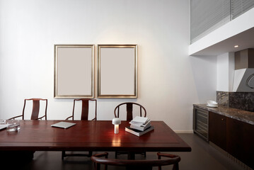 Modern simple office interior meeting room