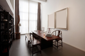 Modern simple office interior meeting room