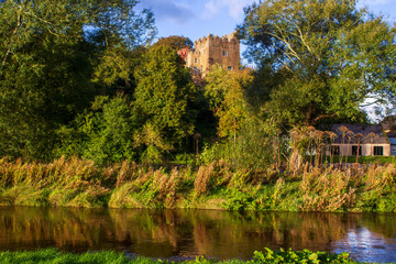 Fototapeta premium Medieval Castle on the river bank