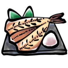 ほっけの塩焼き