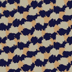 Abstract Brush Strokes Seamless Pattern Design