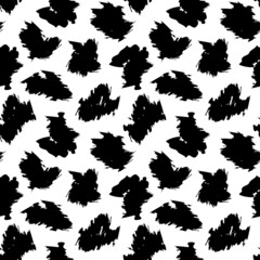 Abstract Brush Strokes Seamless Pattern Design