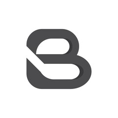 B Letter logo vector illustration