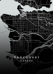 Vancouver Canada City Map