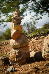Stacked Rocks on Hiltop