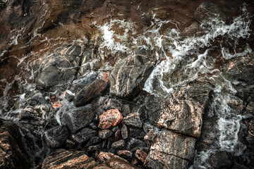 Rocky Shores in northern Sweden
