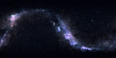 Fototapeta na wymiar milkyway galaxy 360° x 180° vr environment equirectangular