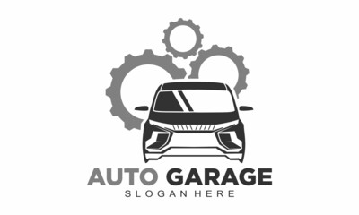 Car auto garage logo design
