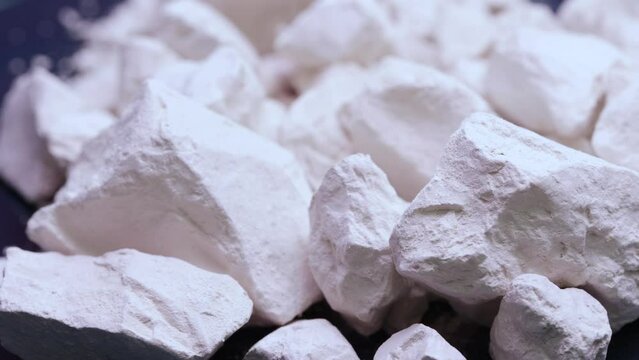 Clay white cosmetic and medical kaolin
