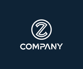 Letter Z Logo. Z Letter Icon Logo Design Vector Template.