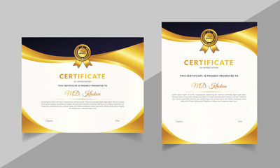 Obraz premium Creative Certificate Appreciation Design