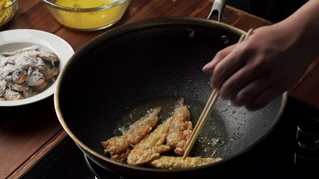 Local specialty Chinese food home-style braised small yellow croaker