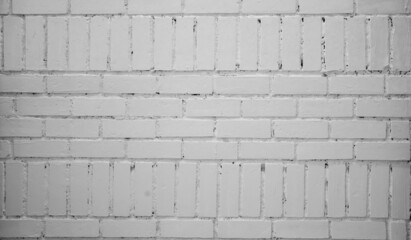 The white brick walls are beautifully arranged. construction background Seamless continuous pattern.banner background for graphics wall from artisans meticulous masonry.