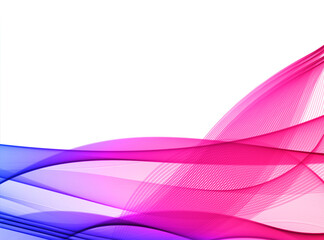 Abstract modern flowing stylish wave in white background. vector illustration