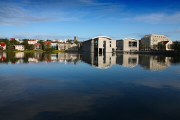 Reykjavik lake, Iceland