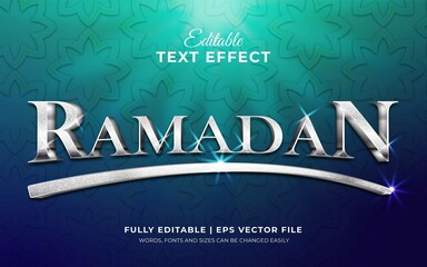 Ramadan 3d editable text effect