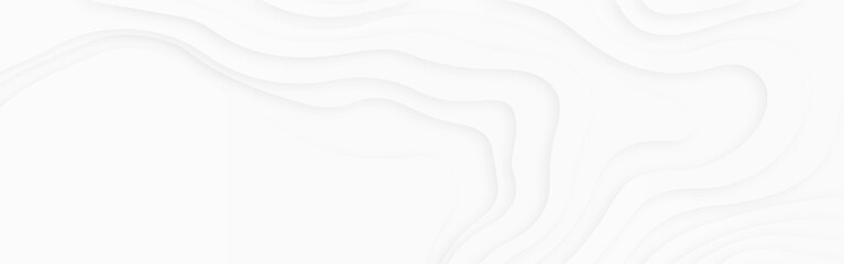 abstract circle blank paper white and gray tone vector background, wave overlapping with shadow modern concept, Abstract paper cut white background, white paper cut background.