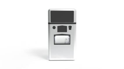 Old Soda Water Vending Machine render. 3D rendering