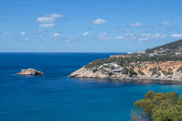 Fototapeta premium View of sea in Ibiza