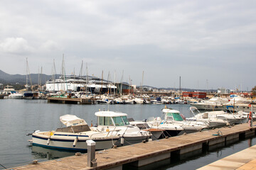 Boats in a port
